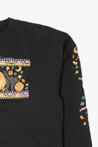 Vintage Halloween Black Cats And Jack O Lantern Sweatshirt (1990s)
