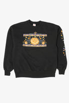Vintage Halloween Black Cats And Jack O Lantern Sweatshirt (1990s)