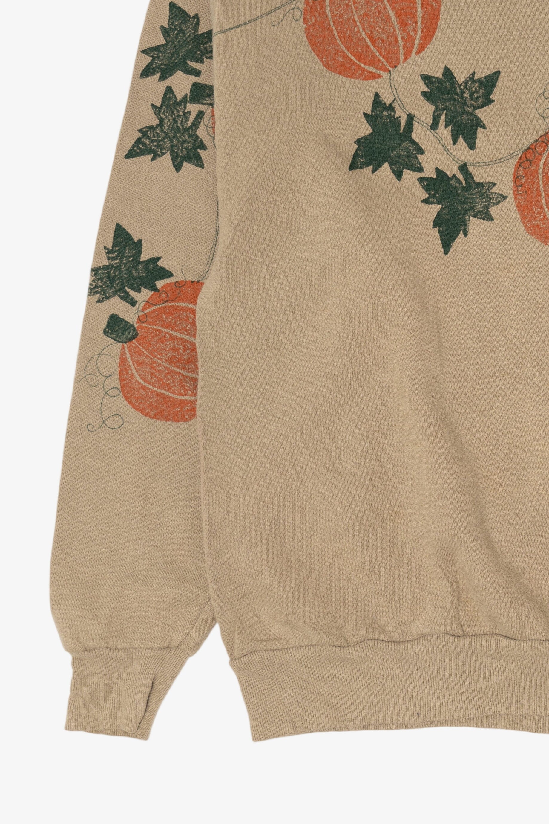 Vintage Pumpkins On Vine Autumn Sweatshirt (1990s)