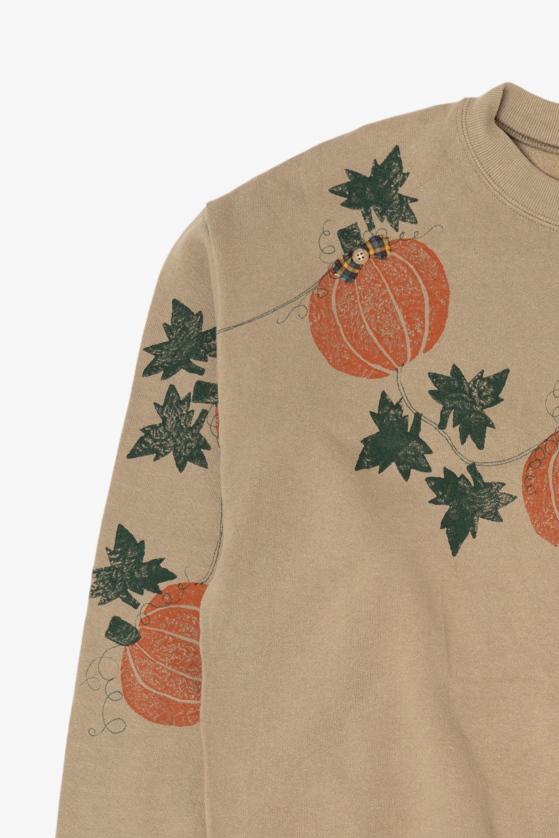 Vintage Pumpkins On Vine Autumn Sweatshirt (1990s)