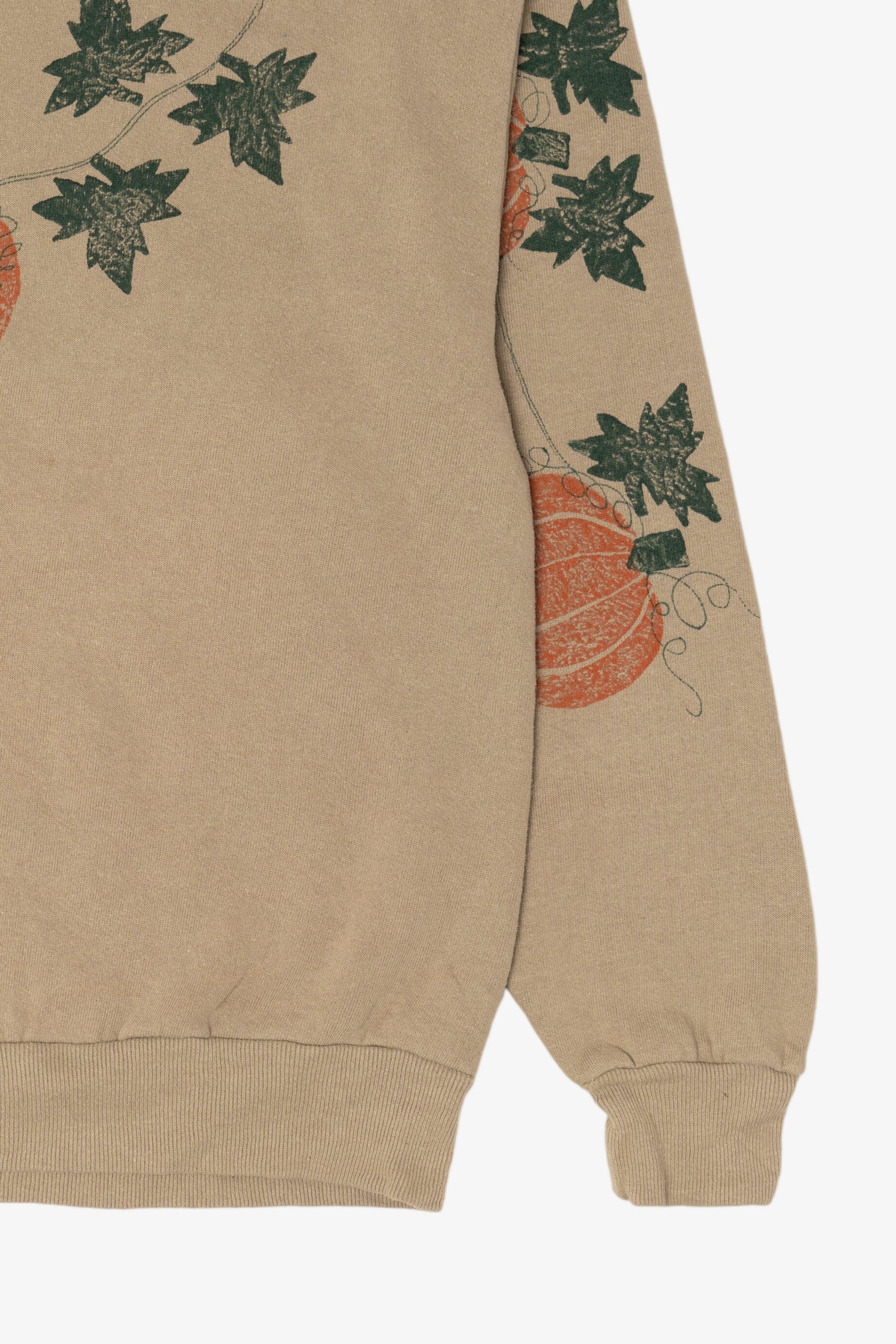 Vintage Pumpkins On Vine Autumn Sweatshirt (1990s)