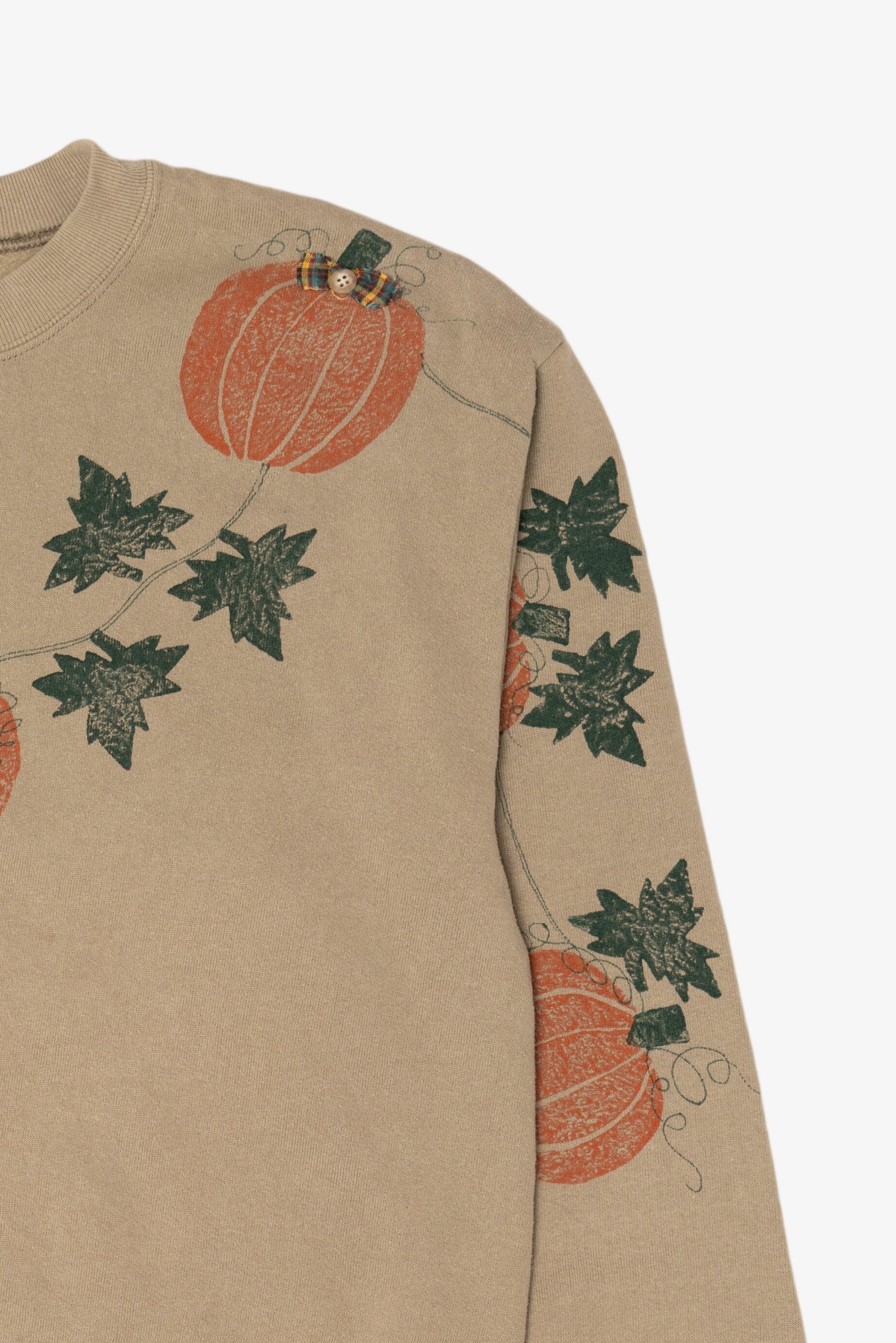 Vintage Pumpkins On Vine Autumn Sweatshirt (1990s)