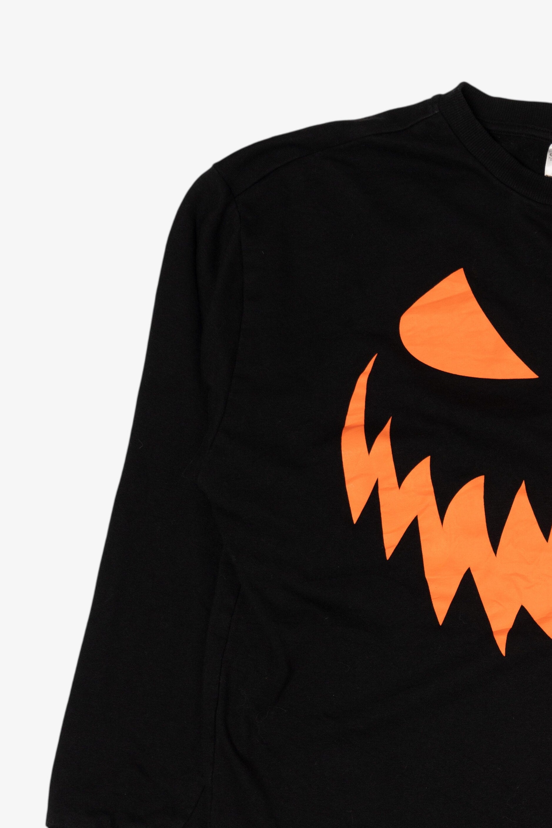 Black And Orange Spirit Halloween Jack O Lantern Smile Sweatshirt