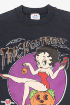 Vintage Betty Boop Trick Or Treat Front/Back Halloween Sweatshirt (1990s)