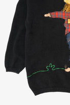 Vintage Scarecrow Autumn Harvest Colleen's Collectibles Halloween Sweater (1990s)