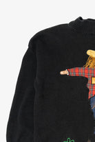Vintage Scarecrow Autumn Harvest Colleen's Collectibles Halloween Sweater (1990s)