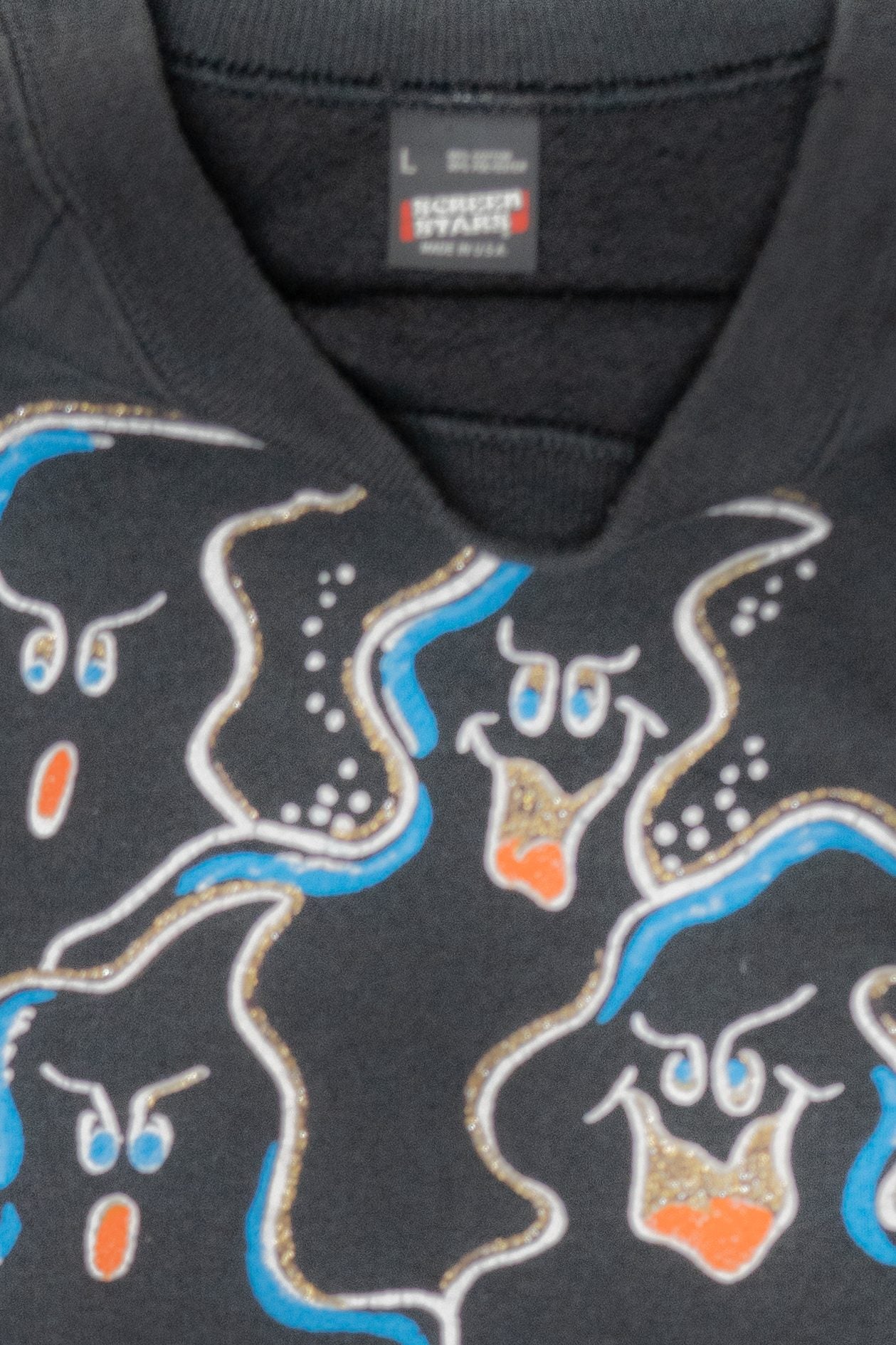 Ghosts Trick or Treat Vintage Halloween Sweatshirt (1990s)