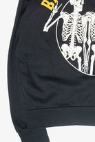"Bad to the Bone" Skeletons Halloween Sweatshirt (2010s)