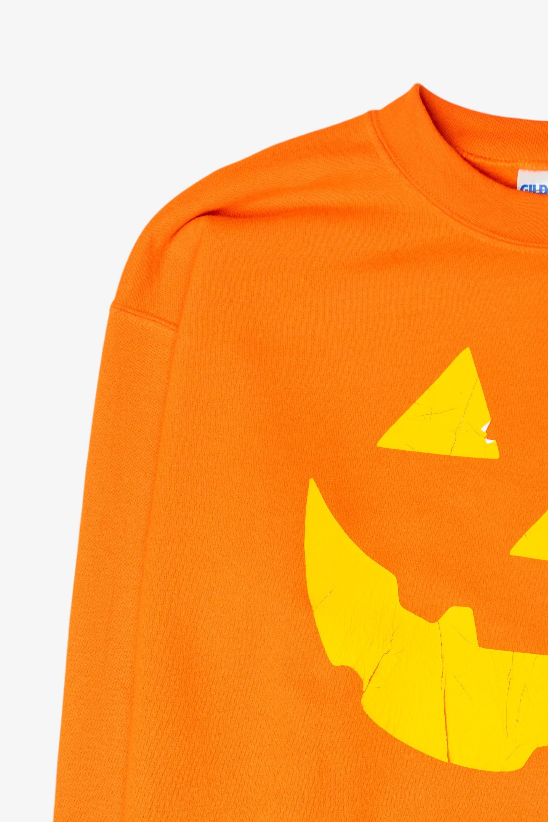 Jack O' Lantern Face Vintage Halloween Sweatshirt (2000s)