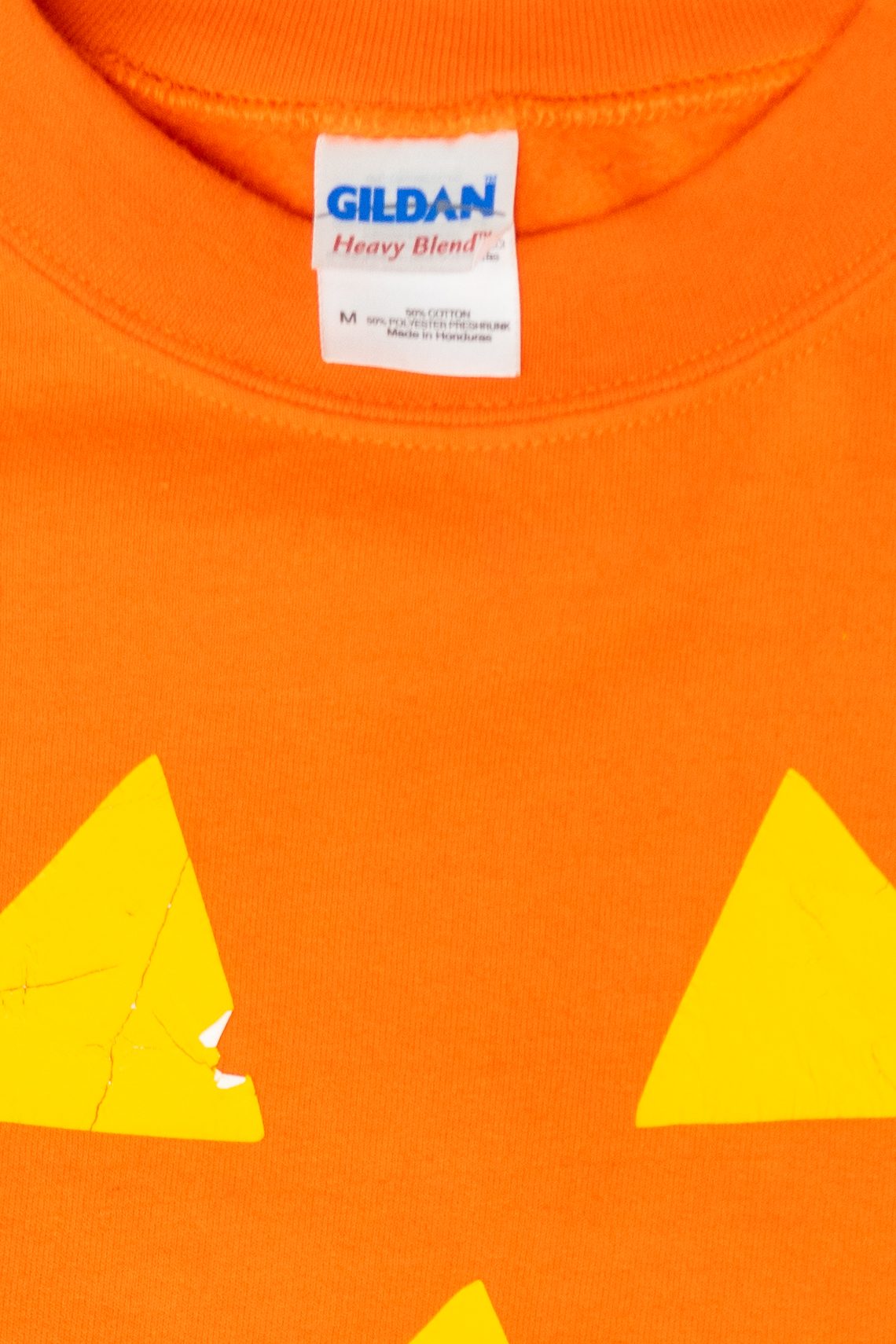 Jack O' Lantern Face Vintage Halloween Sweatshirt (2000s)