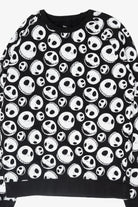 Jack Skellington Face Pattern Halloween Sweatshirt (2010s)