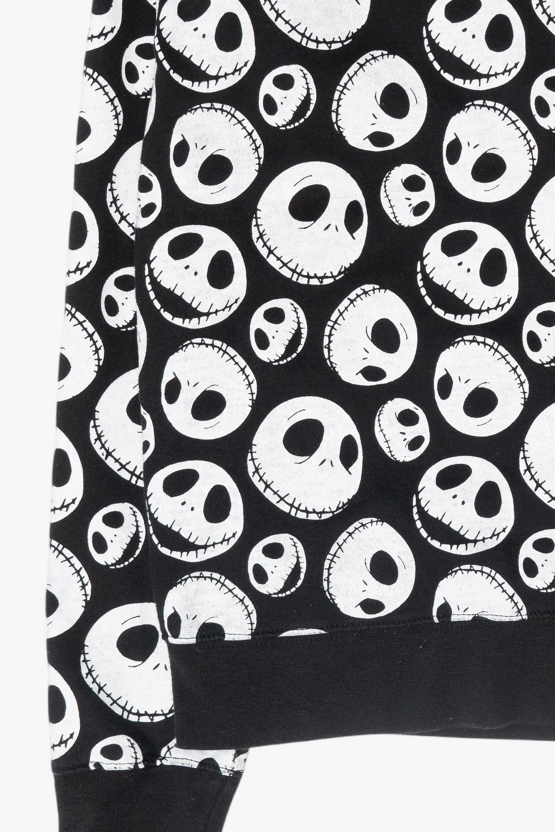 Jack Skellington Face Pattern Halloween Sweatshirt (2010s)