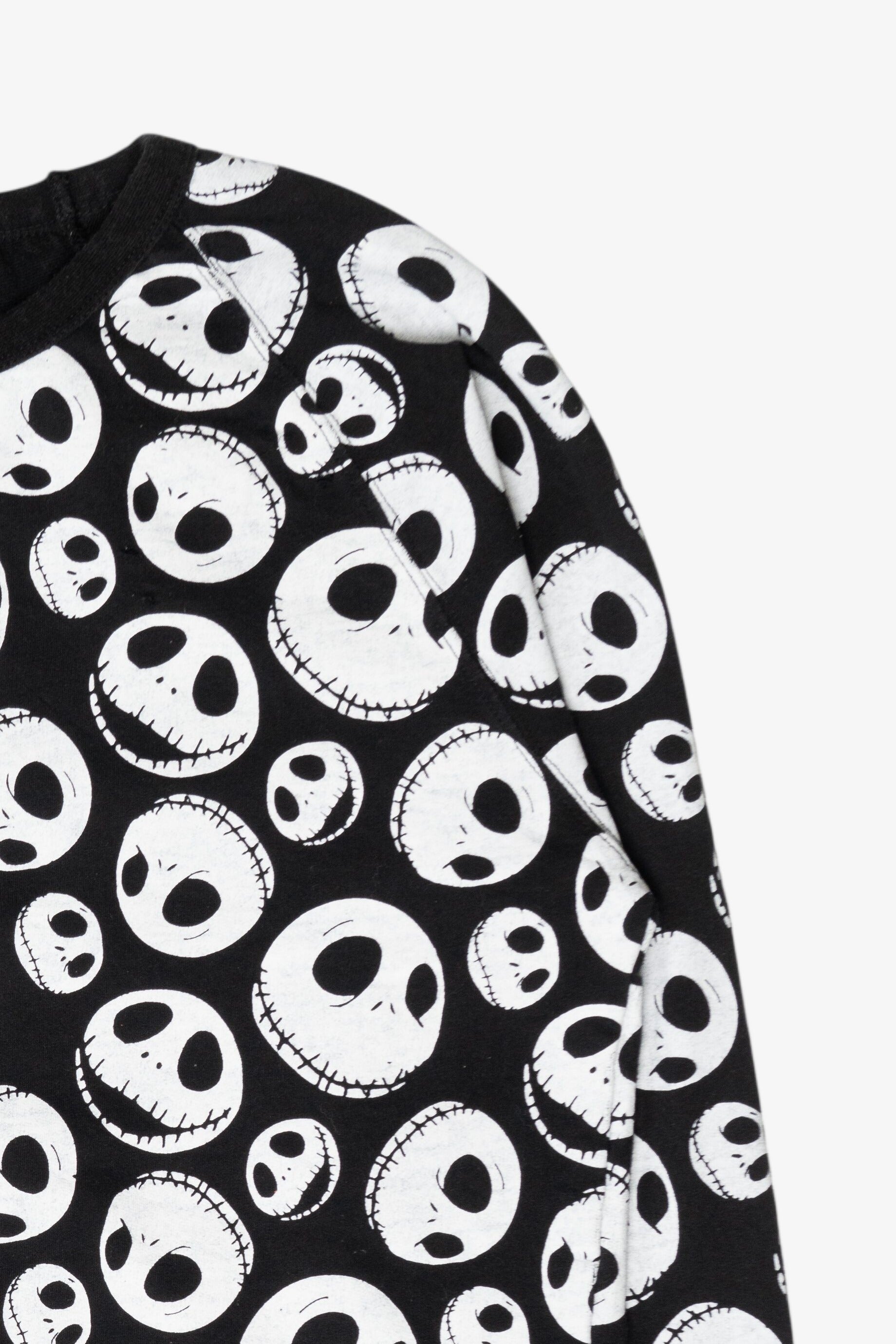 Jack Skellington Face Pattern Halloween Sweatshirt (2010s)
