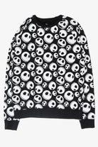Jack Skellington Face Pattern Halloween Sweatshirt (2010s)