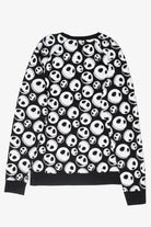 Jack Skellington Face Pattern Halloween Sweatshirt (2010s)