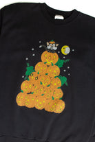Vintage Jack O' Lantern Stack Halloween Sweatshirt (1990s)