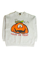 Vintage Crazy Pumpkin Halloween Sweatshirt (1990s)
