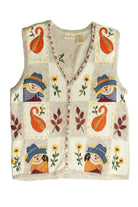 Vintage Gourds Fall Sweater Vest (1990s)