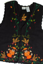 Vintage Teddy Bears Fall Sweater Vest (1990s)