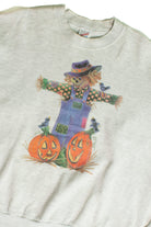 Vintage Scarecrow Halloween Sweatshirt (1990s)