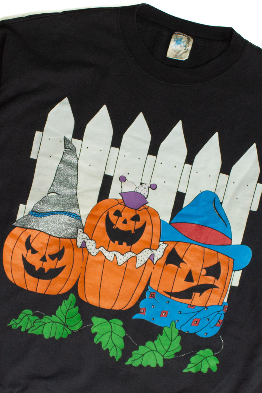 Vintage Pumpkin Costumes Halloween Sweatshirt (1993) 1