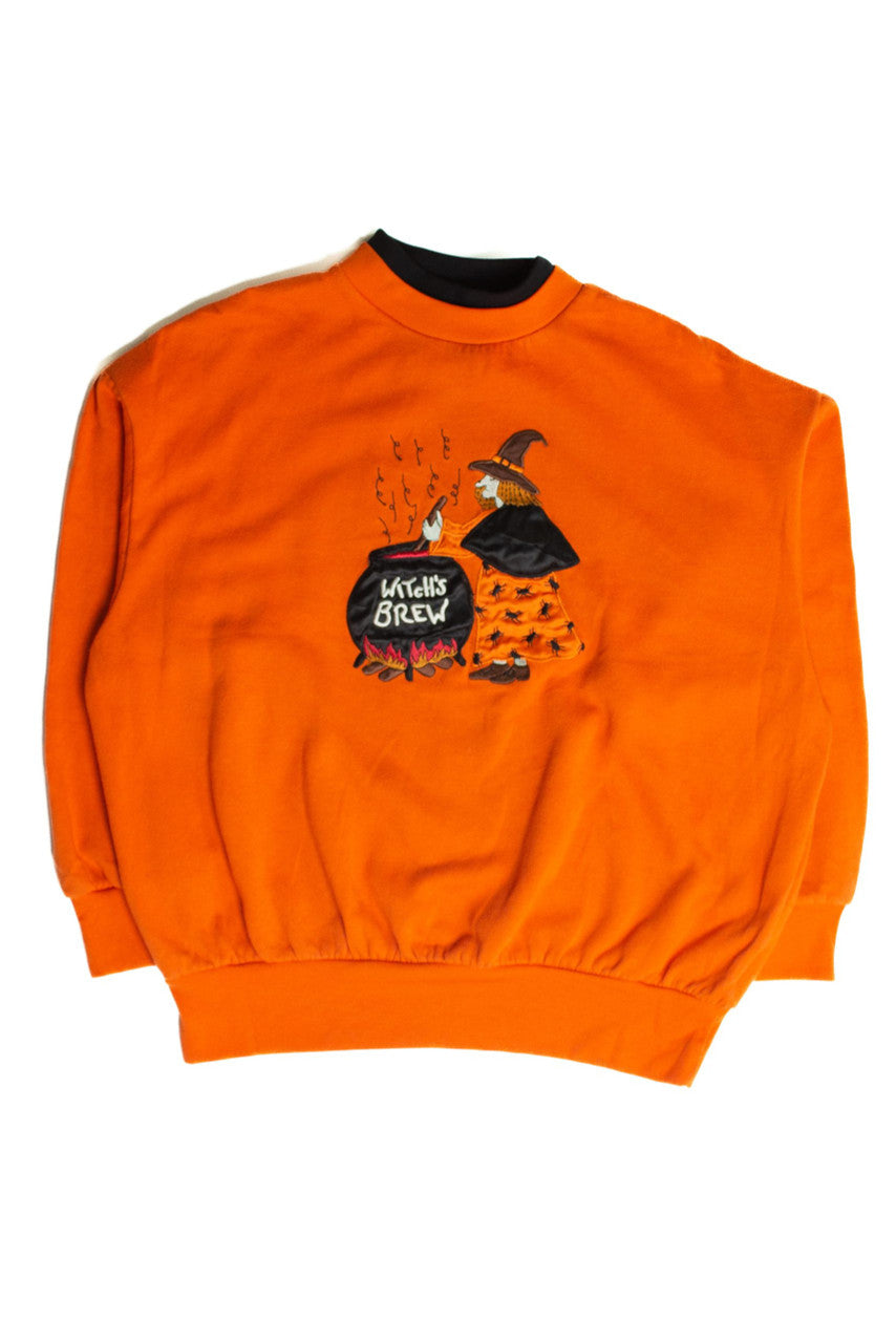 Vintage Witch's Brew Halloween Sweatshirt (1990s)