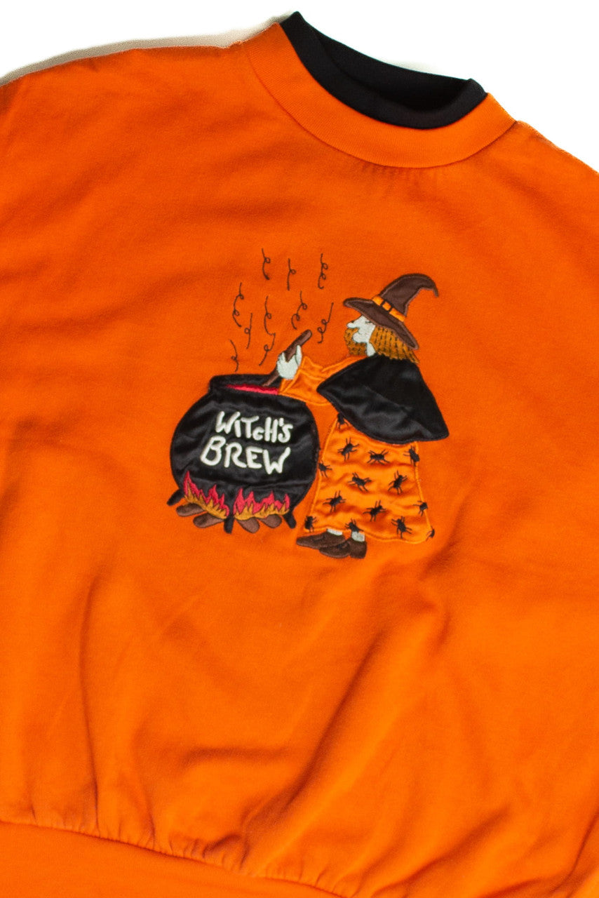 Vintage Witch's Brew Halloween Sweatshirt (1990s)