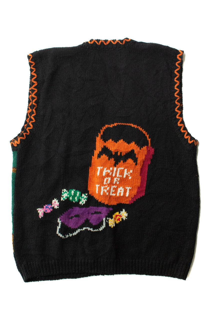 Vintage Trick Or Treat Halloween Vest (1990s)