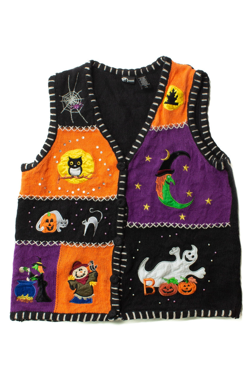Vintage Holiday Editions Halloween Sweater (1990s)