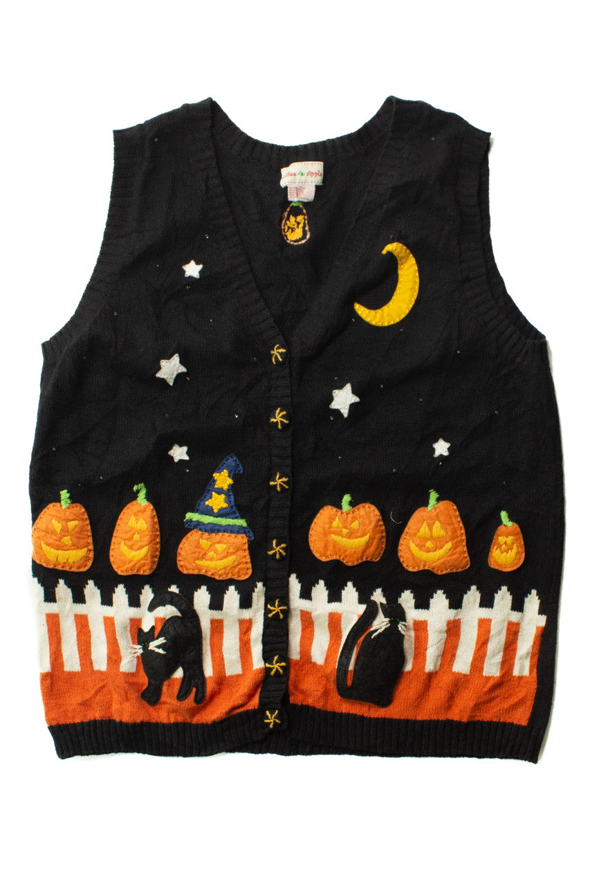 Vintage Picket Fence Halloween Vest (1990s)