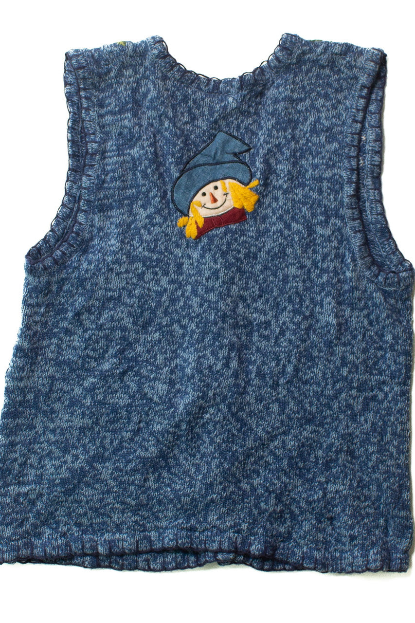 Vintage Pumpkin Patch Halloween Vest (1990s)