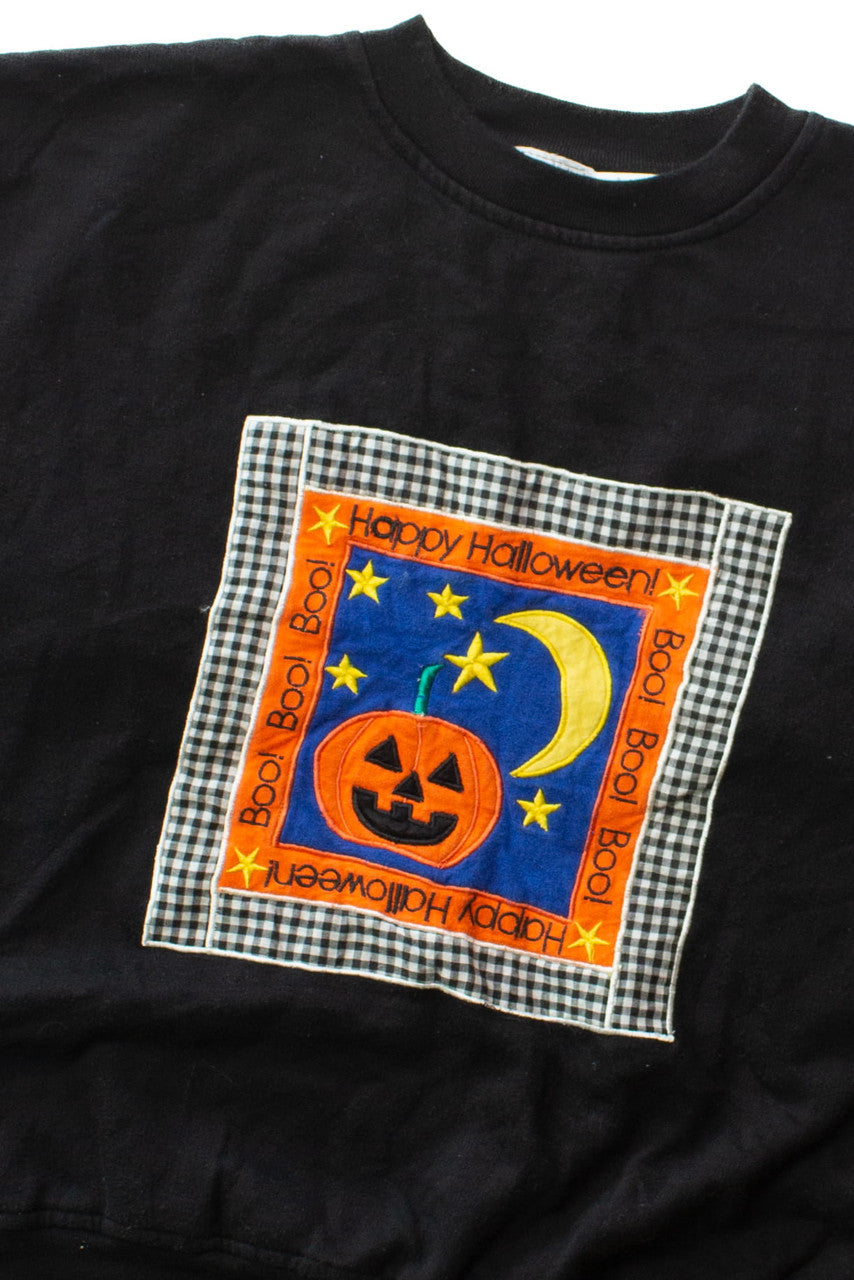 Vintage Boo Boo Square Halloween Sweatshirt (1990s)