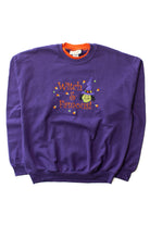 Vintage Witch & Famous Halloween Sweatshirt (1990s)