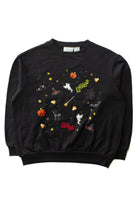Vintage Boo Boo Embroidered Halloween Sweatshirt (1990s)