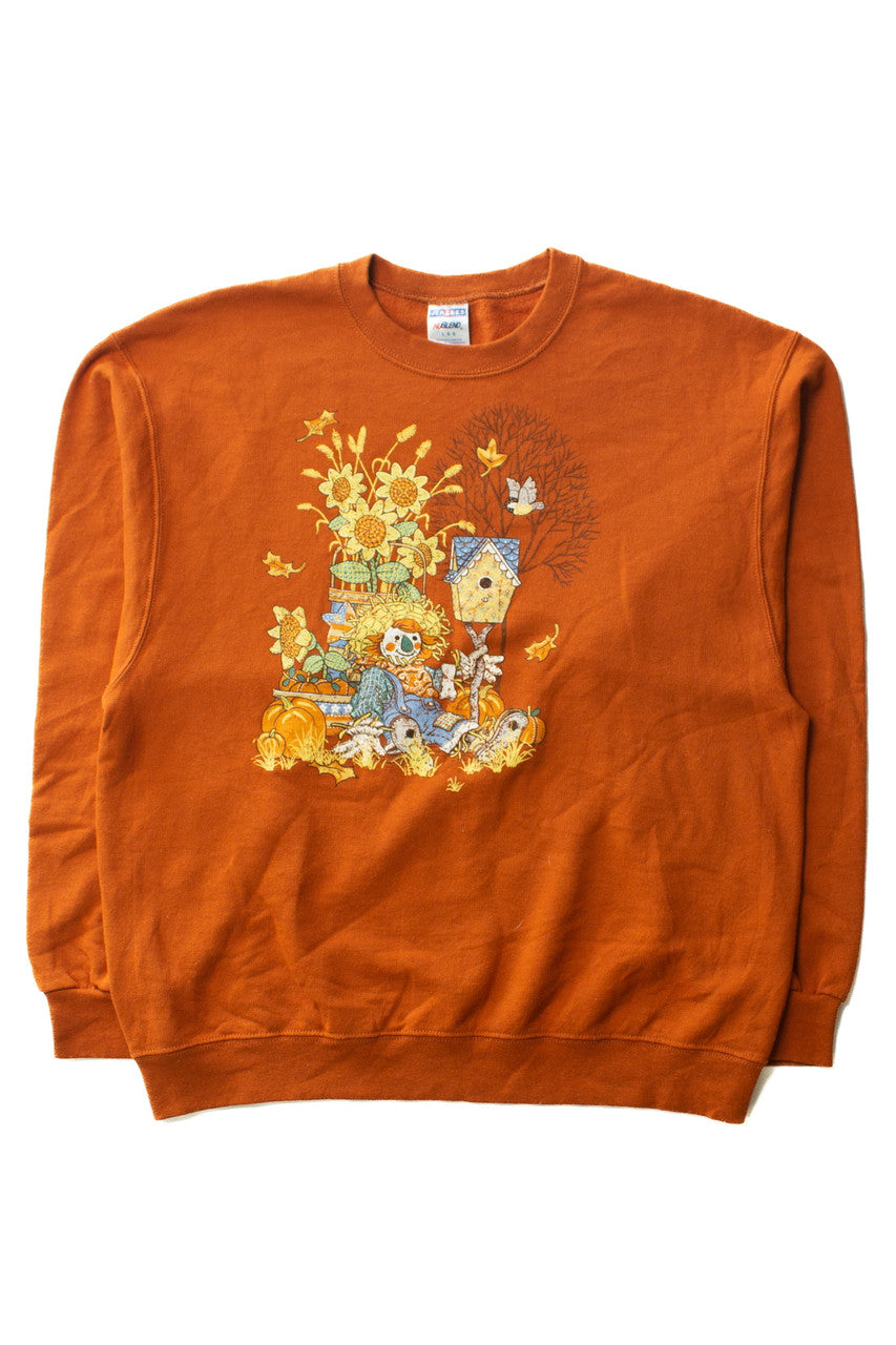 Vintage Sunflowers Fall Sweatshirt (1990s)