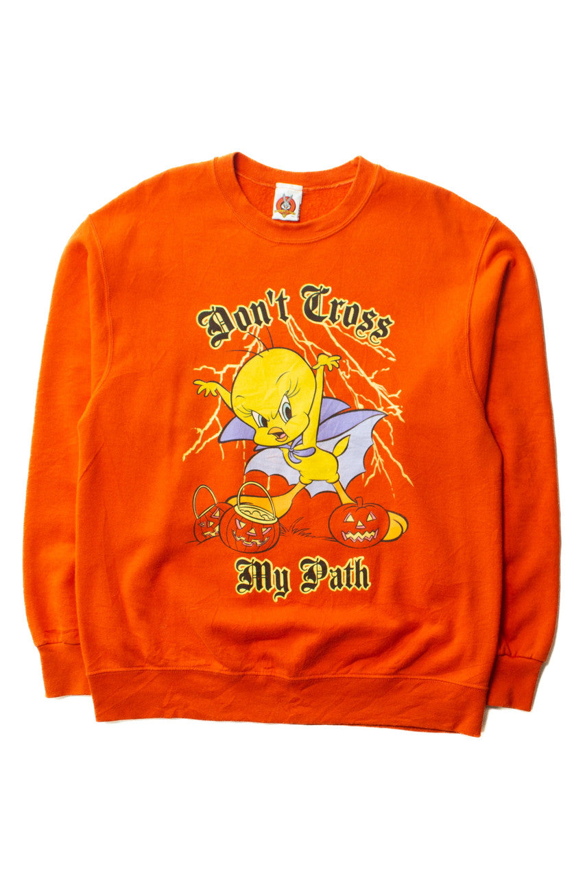 Vintage Tweety Dracula Halloween Sweatshirt (1990s)
