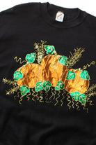 Vintage Foil Pumpkins Halloween Sweatshirt (1990s)
