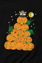 Vintage Peek-A-Boo Cat Halloween Sweatshirt
