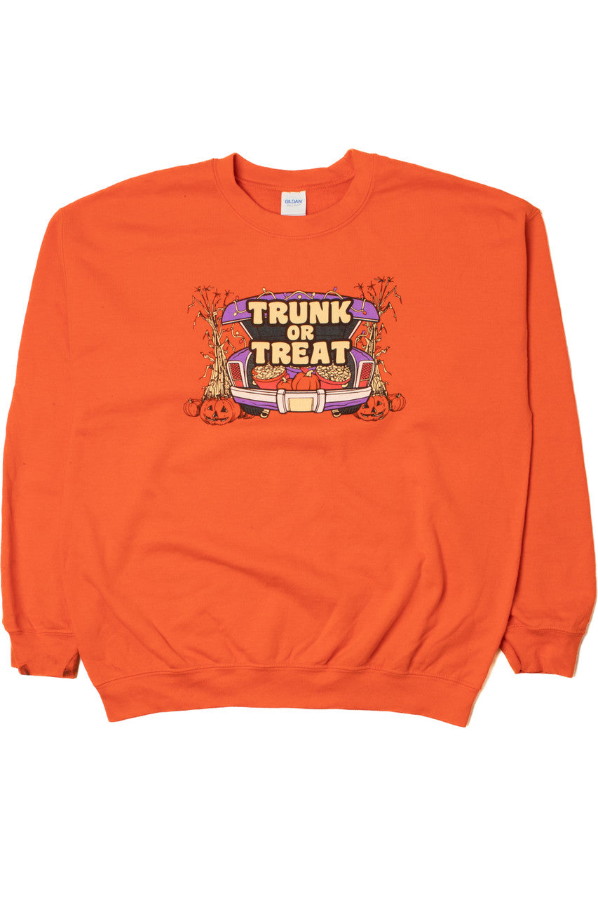 "Trunk Or Treat" Staff Halloween Sweatshirt