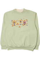 Vintage Scarecrow Halloween Sweatshirt