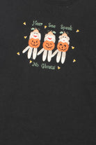 Vintage Sock Monkeys "Hear Speak See No Ghost" Halloween Sweatshirt