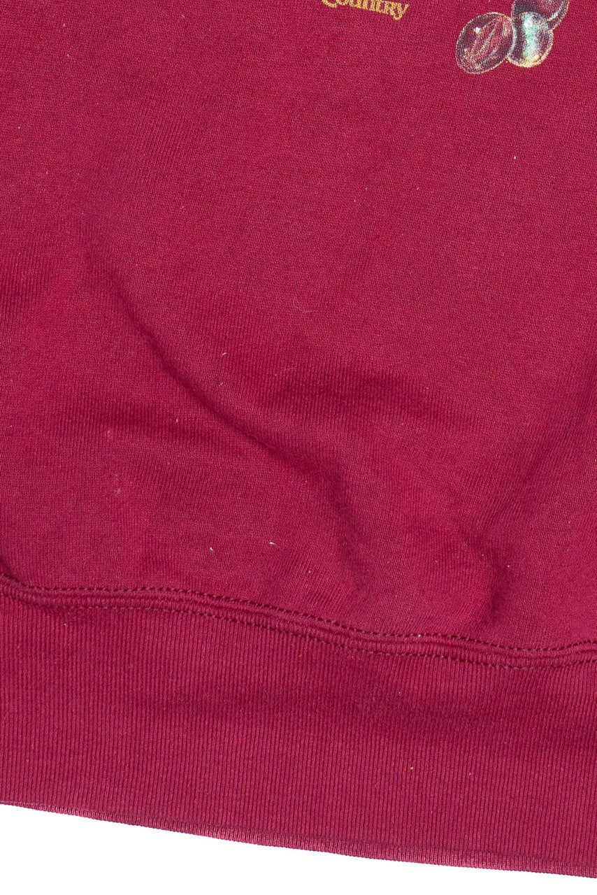 Vintage "Country" Cornucopia Fall Harvest Halloween Sweater