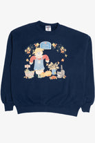Vintage "Autumn Harvest" Scarecrow Halloween Sweater