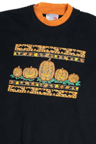 Vintage Pumpkin Patch Design Halloween Sweater