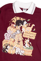 Vintage "Purrfectly Autumn" Cat Fall Harvest Halloween Sweater