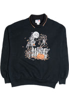 Vintage "Twick Or Tweet" Haunted Bird House With Owls Halloween Sweater