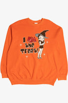 Vintage 2003 Betty Boop "I Am The Treat!" Freeze Halloween Sweater