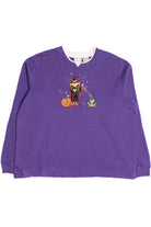 Vintage "Magic 101" Witch Casting Spell Halloween Sweater
