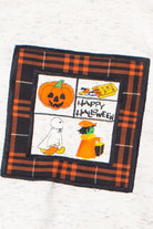 Vintage Embroidered Patch Trick or Treaters Halloween Sweatshirt 