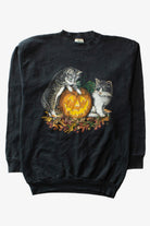 Vintage Kittens Halloween Sweatshirt (1990s) 656